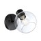 Westinghouse Fixture Wall 60W Hyson Universal Mount, Matte Black Clear Glassobe Glass 6127800 - alternate 5